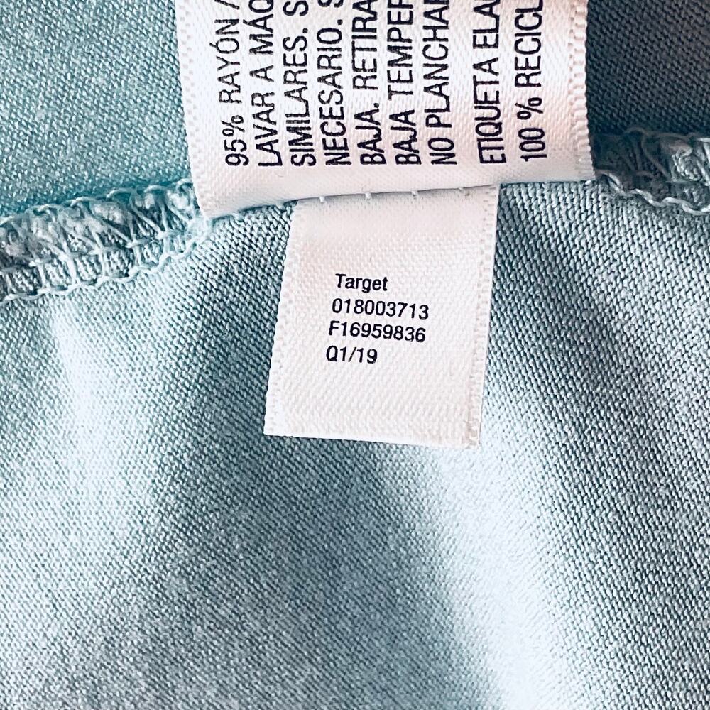 A New Day Light Blue Sleeveless Summer Vacation Beachy Casual Tank Top M - Picture 7 of 7
